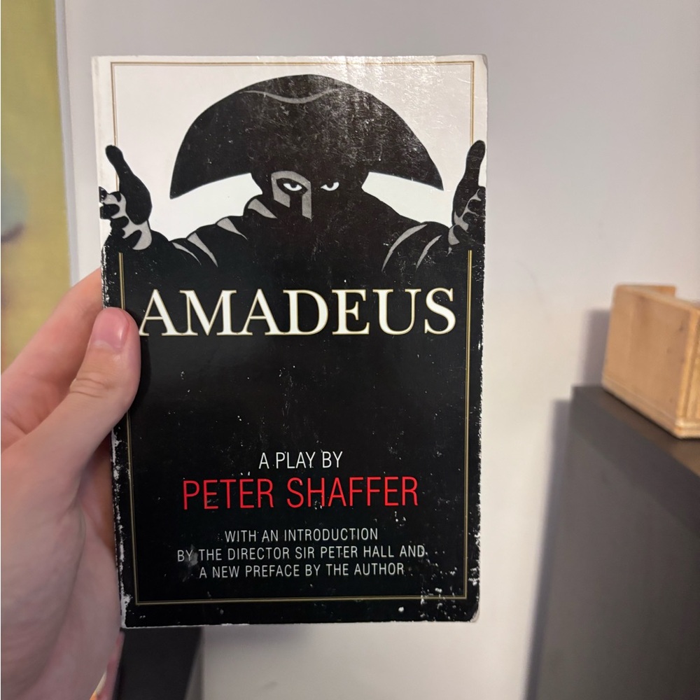 Amadeus Play by Peter Shaffer book